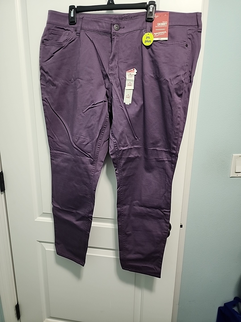 Arizona Jeans Purple Skinny Pants